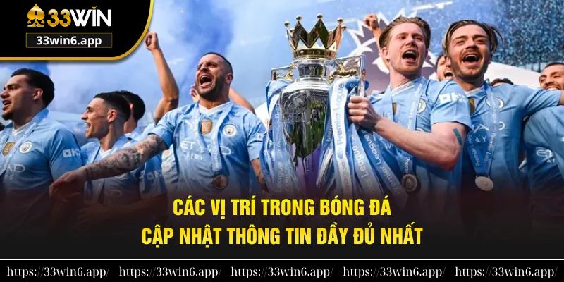 Các vị trí trong bóng đá