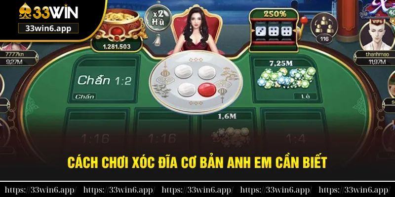 Cách chơi xóc đĩa cơ bản anh em bet thủ cần biết