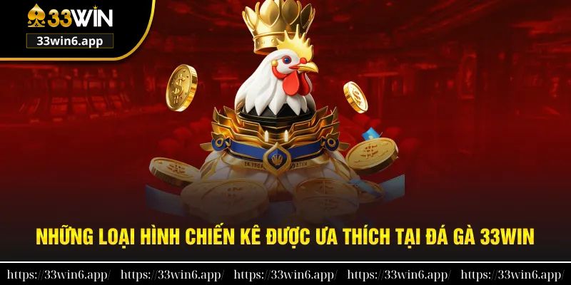 Những loại hình chiến kê được ưa thích tại đá gà 33win
