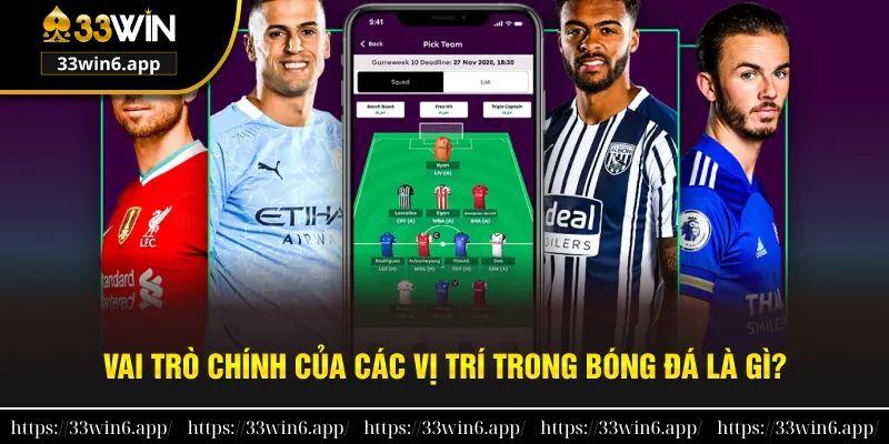 Vai trò quan trọng của các vị trí trong bóng đá là gì?